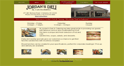 Desktop Screenshot of jordansdeli.com